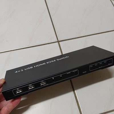 SpeaKa Professional 4 Port KVM-Switch HDMI USB 1920 x 1080 - Bild 1 von 4