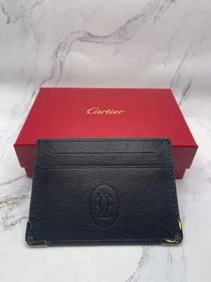 Cartier Cardholder Black Calfskin Must de Cartier Card Wallet - AD VIP Gift - Image 1 of 4