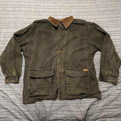 Woolrich Field Jacket Removable Wool Lining Heavy Black Men’s XL Pockets Vintage - Image 1 of 4