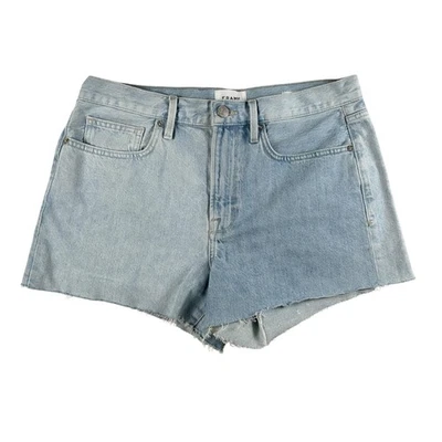 Шорты женские Le Brigette рамка 30 джинсовая ткань искусственно состаренный необработанный подол шорты с разделенным экраном - Изображение 1 из 4