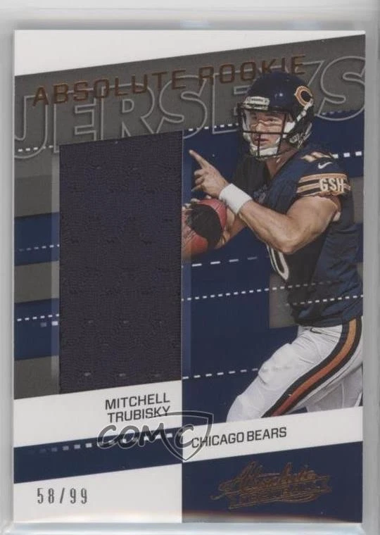 2017 Panini Absolute Absolute Rookie Jerseys /99 Mitchell Trubisky #37 RC - Image 1 of 2