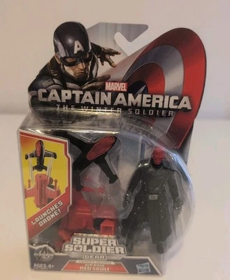 Marvel Captain America Super Soldier Air Raid Red Skull 4" Action Figure 2013 - Image 1 of 4