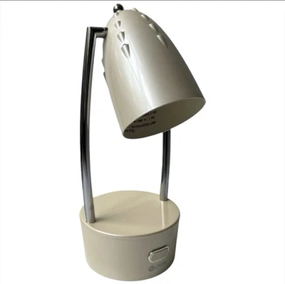 OttLite 15W Pivoting Dome Desk Lamp PL7967 Pearl White – Tested & Working - Image 1 of 4
