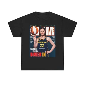 Caitlin Clark Indiana Fever NBA Slam Cover Tee Shirt - Picture 1 of 17