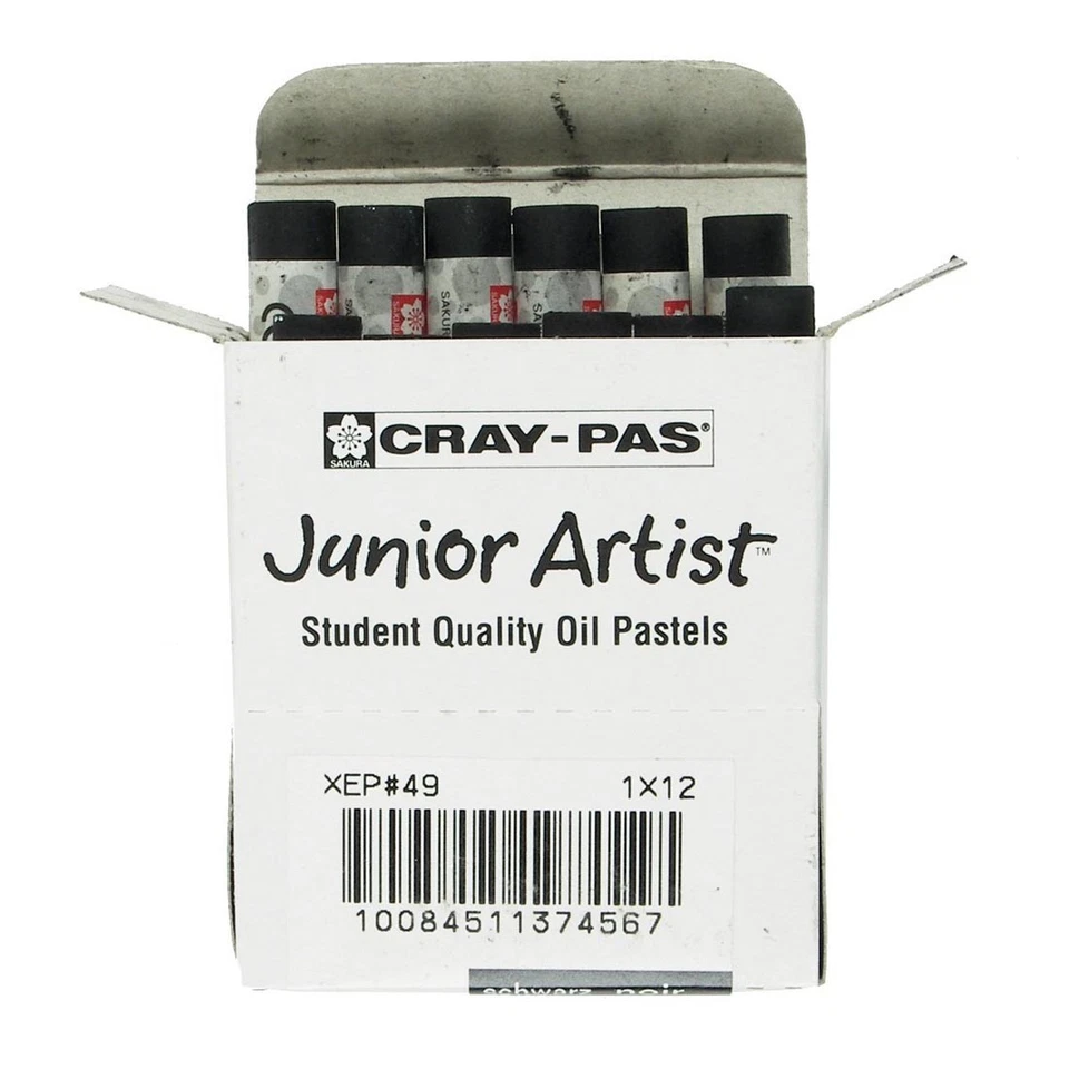 Cray-Pas Junior Artist Black Oil Pastels - Image 1 of 1