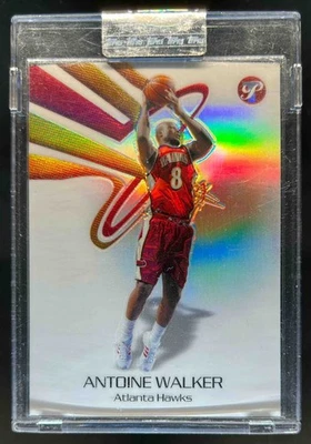 2004-05 Topps Pristine Antoine Walker refractor #21/25 Hawks Foto 1 de 2