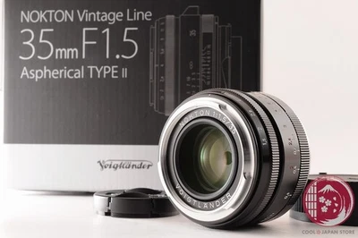 [TOP MINT in Box] Voigtlander NOKTON 35mm f/1.5 VM TypeII Black from Japan Ls72 - Image 1 of 4