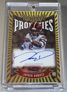 2024 Topps Finest Jayden Daniels Prodigies Rookie Auto RC (P-JD) - Bild 1 von 2