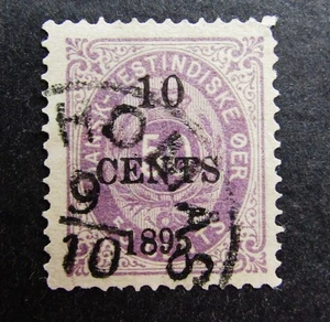 nystamps US Danish West Indies Stamp # 15 Used G22x1888 - Picture 1 of 2
