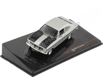 1967 Opel Kadett B Coupe Rallye Plata/Negro 1:43 IXO Models CLC462N - Imagen 1 de 4