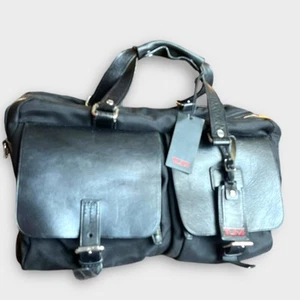 Maletín de cercanías de 2 vías Tumi Bag cuero balístico de nailon Lonsdale mediano - Imagen 1 de 21