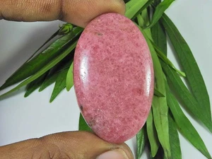 29X45X05MM Natural Red Rhodonite Quartz Oval Cabochon Loose Gemstone O813 - Imagen 1 de 9