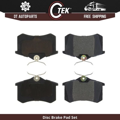 Para Volkswagen Eos 2016 | Pastillas de freno de disco traseras centradas | Semimetálicas Foto 1 de 4