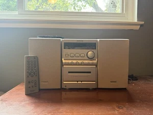 2002 Aiwa (XR EM-20) Mini Hi-Fi Stereo Tuner/CD/Cassette Tape Not Tested - Picture 1 of 10