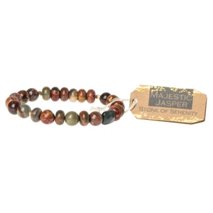 Scout Curated Wears MAJESTIC JASPER STONE Stacking Bracelet Jewelry SS017 - Picture 1 of 3