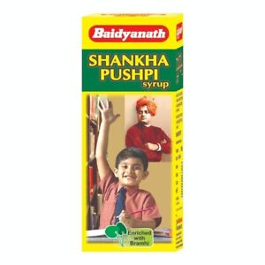 Baidyanath Shankhapushpi Syrup Concentration Supplement For Mental Health WithFS