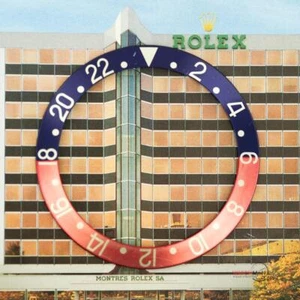 Original Men's Rolex GMT-MASTER II 16700,16750,16760 Blue & Red Insert S/S #A63 - Picture 1 of 6