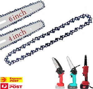 4 and 6 inch Chainsaw Chain,Replacement Chains For Mini Pruning Saw Electric Saw - Picture 1 of 13