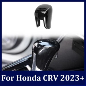 Gear Shift Knob Cover Shifter Lever Trim Gloss Black ABS For Honda CRV 2023-2025 - Picture 1 of 5