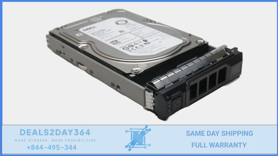 12GYY DELL 4TB 7.2K SAS 3.5" 6Gb/s HDD WITH TRAY - Image 1 of 3