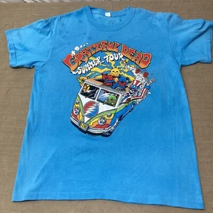 Camiseta Grateful Dead Summer Tour Para Hombre Pequeña S Manga Corta Azul Envío Gratis - Imagen 1 de 5