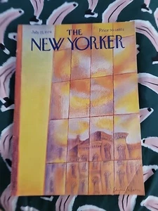 1974 22. JULI NEW YORKER MAGAZIN - SCHÖNES COVER FÜR von Eugene Mihaesco - Bild 1 von 7