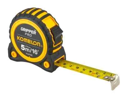 KOMELON Gripper Measuring Tape Measure Durable Nylon Coated 19mm Blade  3M or 5M - Image 1 of 3