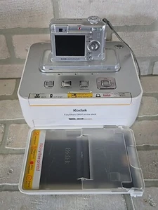 Kodak EasyShare C703 7.1MP Digital Camera - Silver And G600 Printer Dock & Case - Picture 1 of 7