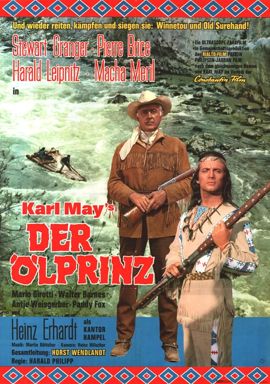 Der Ölprinz ORIGINAL A1 Kinoplakat Pierre Brice / Winnetou / Stewart Granger - Bild 1 von 1