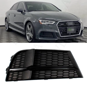 For Audi A3/S3 2017-2020 Right Side Front Bumper Fog Light Cover Grille Refit - Bild 1 von 7