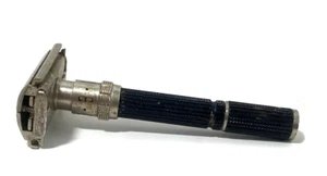 Navaja Gillette Super Ajustable 1-9 Doble Borde Seguridad Negra De Colección - Imagen 1 de 11