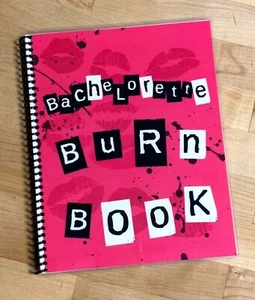 Diario de libro de bocetos - inspirado en niñas malas *Libro de quema de soltera* - Imagen 1 de 5