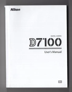 (REPRINT) Nikon D7100 Digital Camera User's Manual / Guide In English - Picture 1 of 10