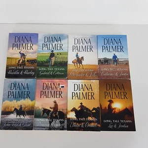 8 x Book Bundle By Diana Palmer 17 x Stories - Long Tall Texans Series - Picture 1 of 16