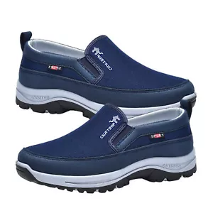 Orthopedic Shoes for Men Lightweight Slip On Shoes Outdoor Hiking Sneakers - Picture 1 of 16