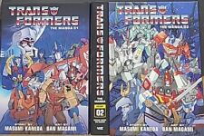 Transformers The Manga Hardcover in English volumes 1-3 Brand New Viz 