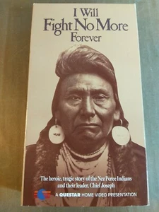 I Will Fight No More Forever (VHS, 1990) Ned Romero & James Whitmore - Imagen 1 de 3
