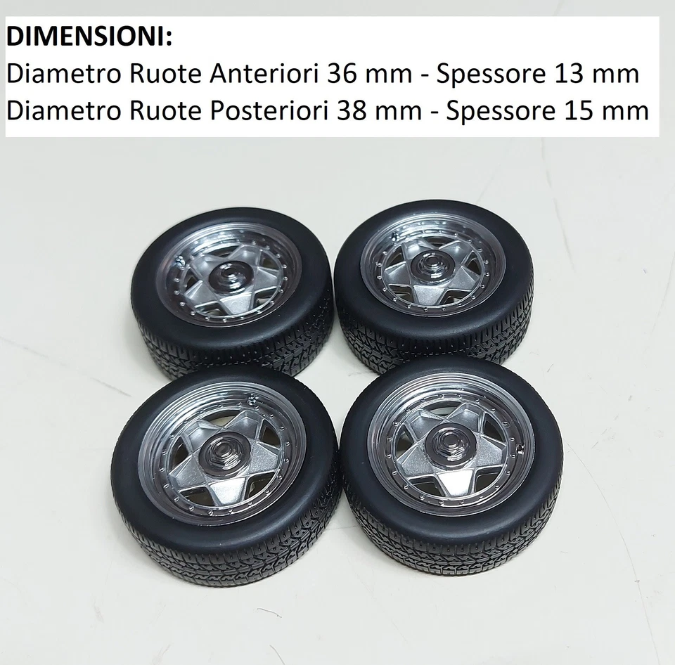 RUOTE Originali Ferrari 288 GTO del 1984 KK-scale - in scala 1/18 - Immagine 1 di 1