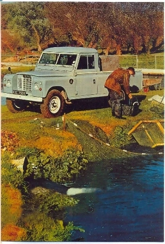Land Rover Series 3 pick-up GREETING CARD + ENVELOPE - BRAND NEW!! - Image 1 of 1