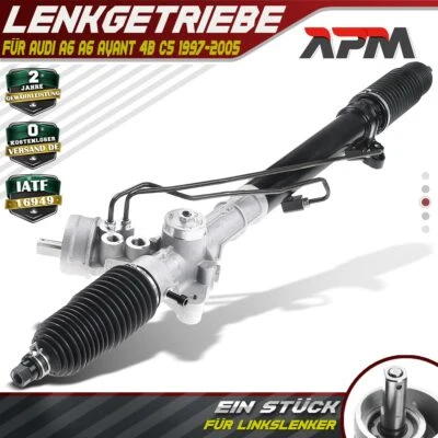 Steering Rack Power Steering Rack Hydraulic for Audi A6 A6 Avant 4B C5 1997-2005 - Image 1 of 4