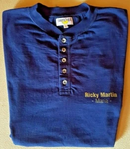 Ultra Rare German Ricky Martin "Un Dos Tres" Polo Shirt / Sony Music Promotional - Bild 1 von 4