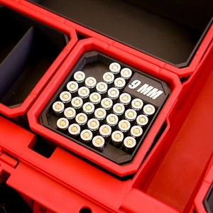 Ammo Bin For Milwaukee Packout 9mm | Deep Square 9 mm (Double Stack) Insert Can - Picture 1 of 5