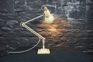 Vintage Herbert Terry 1227 Model Anglepoise in Cream ~ Desk / Table Lamp - Picture 1 of 10