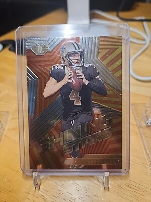 2023 PANINI ILLUSIONS SHINING STARS DEREK CARR SAINTS #6 MINT - Image 1 of 2