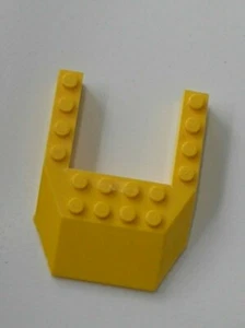 LEGO Yellow Wedge 6x8 Cutout Ref 32084 Set 7248 9371 6474  - Picture 1 of 1