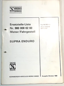Ersatzteilliste Sachs Hercules Supra Enduro Sachs 506 - Bild 1 von 2