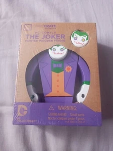 DC Comics The Joker | Painted Wooden Figure | Lootcrate Exclusive | Brand New - Picture 1 of 1