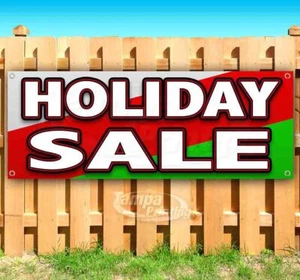 HOLIDAY SALE CLEARANCE BANNER Advertising Vinyl  Flag Sign INV - Picture 1 of 5
