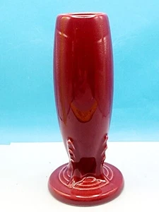 De colección. Jarrón retirado Fiesta Ware cinabrio borgoña brote fiestaware post 1986 color - Imagen 1 de 7