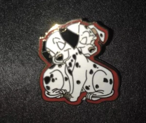 Disney Retired 101 Dalmatians Two Pups Hugging Pin - Picture 1 of 2